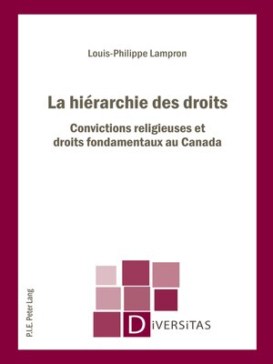 cover image of La hiérarchie des droits